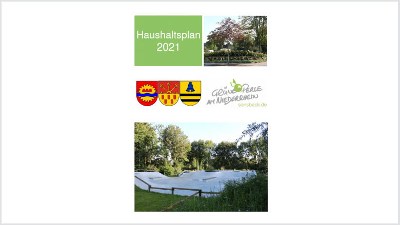 Deckblatt Haushaltsplan